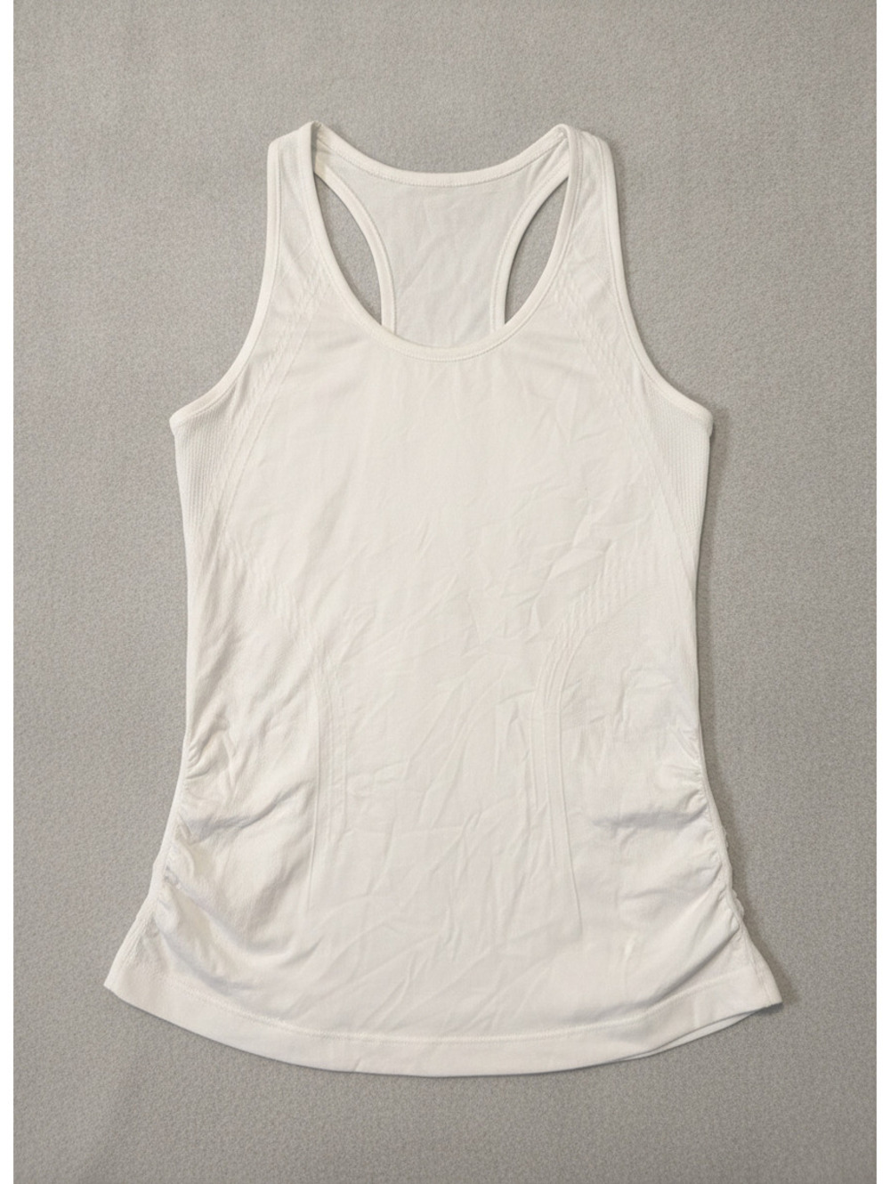 Athleta Women Tank Top Racerback Stretch White Regular S